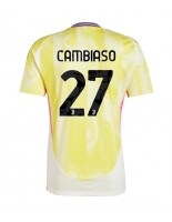 Juventus Andrea Cambiaso #27 Venkovní Dres 2024-25 Krátký Rukáv